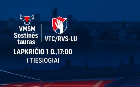 Tinklinio savaitgalis Vilniuje: VMSM „Sostinės tauras“ stos į kovą su Latvijos VTC/RVS-LU