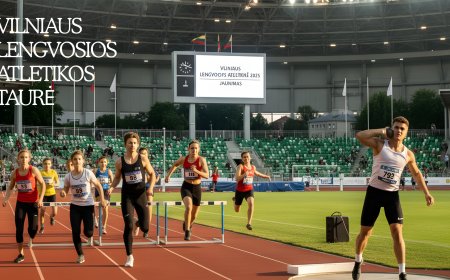 Vilniaus Lengvosios Atletikos Taurė 2025: Jaunųjų Talentų ir Profesionalų Susitikimas Manieže
